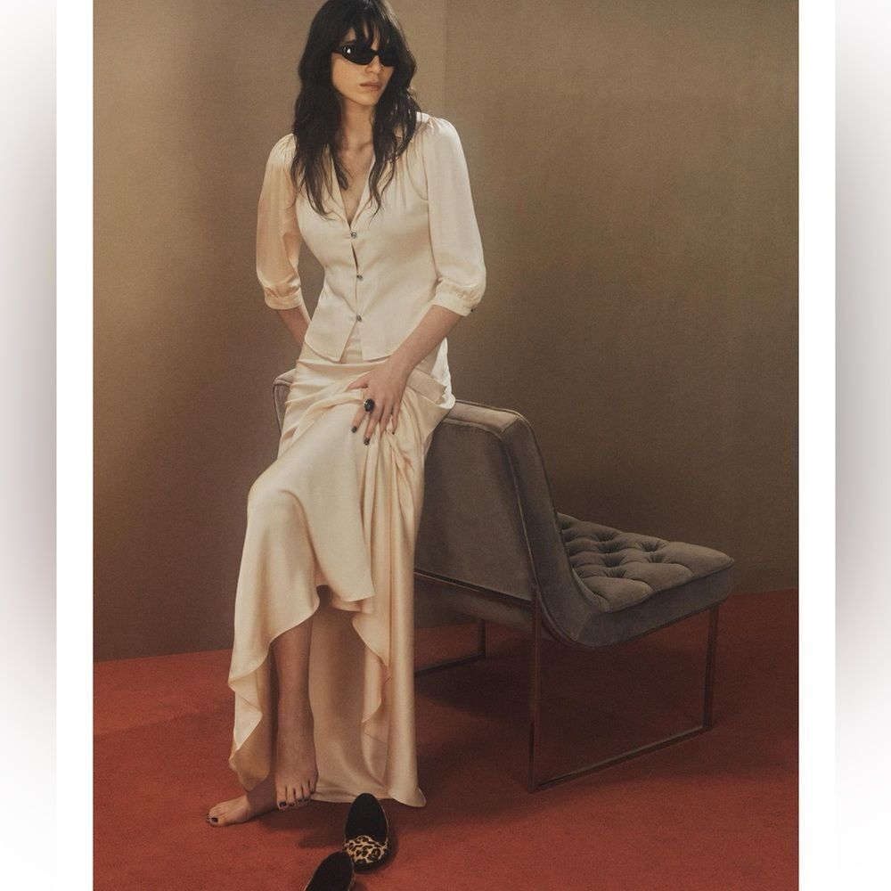 Zara Kate Moss romantic shirt